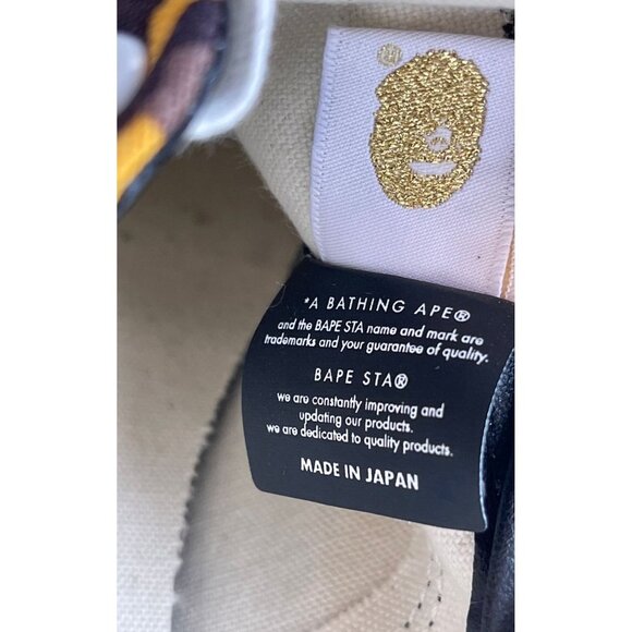 A Bathing Ape Authentic Vans Womens Lace Up Old Skool Sneakers Black Leopard 8 - Picture 11 of 11